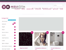 Tablet Screenshot of hizliegitim.com